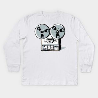 Reel to Reel tape Kids Long Sleeve T-Shirt